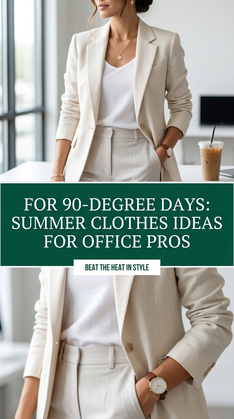 Beat the Heat with These Polished Summer Office Outfits